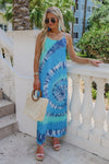 Beachy Afternoons Maxi Dress - Turquoise | Makk Fashions