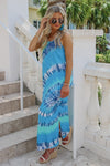 Beachy Afternoons Maxi Dress - Turquoise | Makk Fashions
