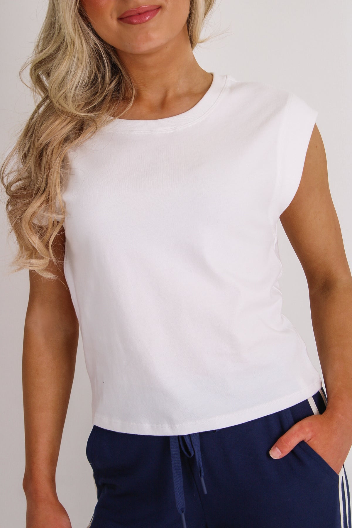 Z Supply: Camino Jersey Top - White