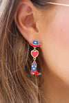 USA Western Themed Earrings