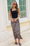 Z Supply: Isabel Leopard Skirt - Desert Tan