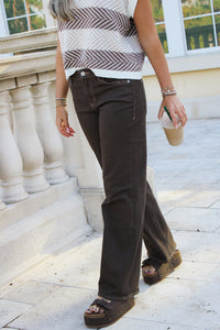 Dear John: Taylor Straight Leg Jean - Dark Khaki