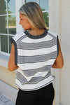 Slate Sleeveless Sweater - Heather Gray