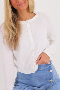 Z Supply: The Perfect Layer Cardigan - White