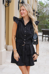 Sincerely Ours: Cara Mini Dress - Black