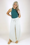 Casual Days Linen Pants - Oatmeal | Makk Fashions