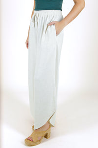 Casual Days Linen Pants - Oatmeal | Makk Fashions