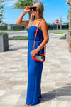 Celebrating Love Wide Leg Jumpsuit - Denim | Makk Fashions