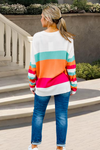Cheerful Dreams Striped Sweater - Multi | Makk Fashions
