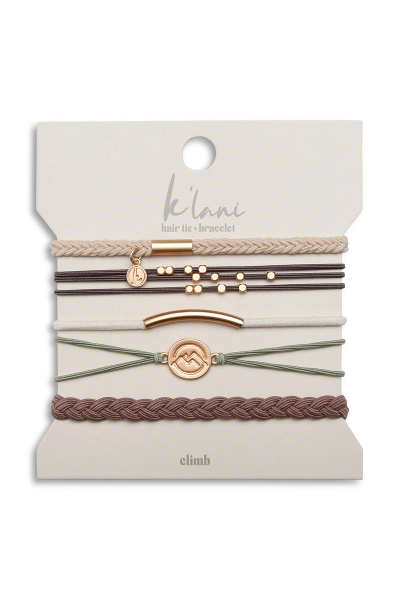 K'Lani: Climb Hair Tie Bracelets | Makk Fashions