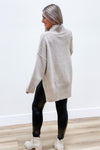 Cool Winter Days Mock Neck Sweater - Taupe | Makk Fashions