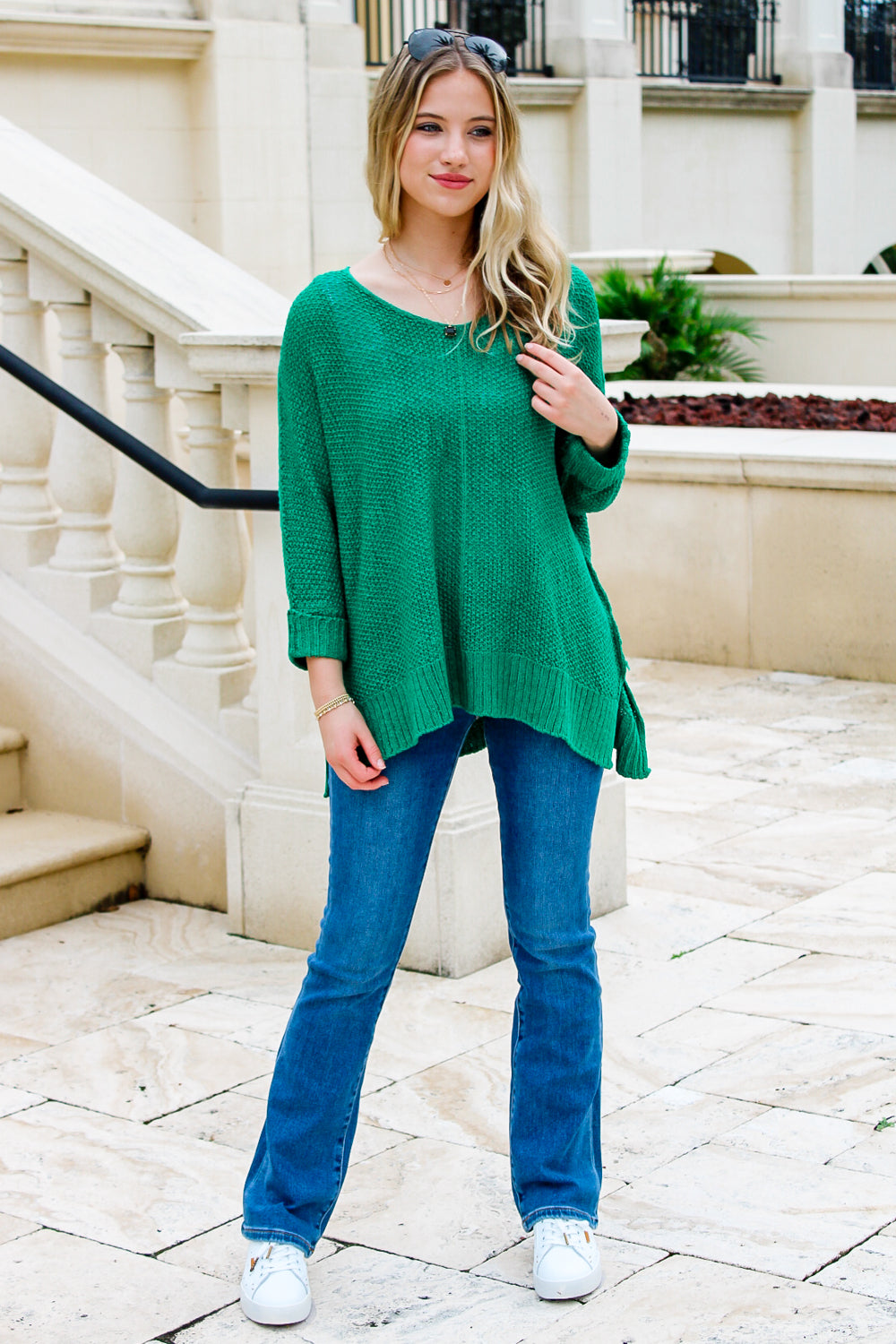 Kelly on sale green sweater