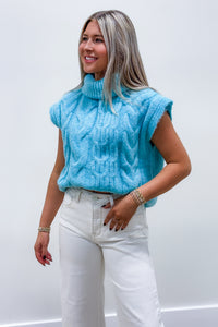 Cozy Nights Turtle Neck Sweater - Mint | Makk Fashions