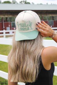 Tequilla Cowboy Embroidered Hat - Sage