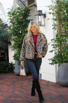 Dear John: Meadow Collared Jacket- Cheetah