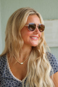 Z-Supply: Highway Gradient Polarized Sunglasses - Satin Gold