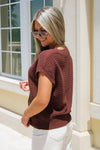 Always Remember Me Button Down Sweater - Chocolate
