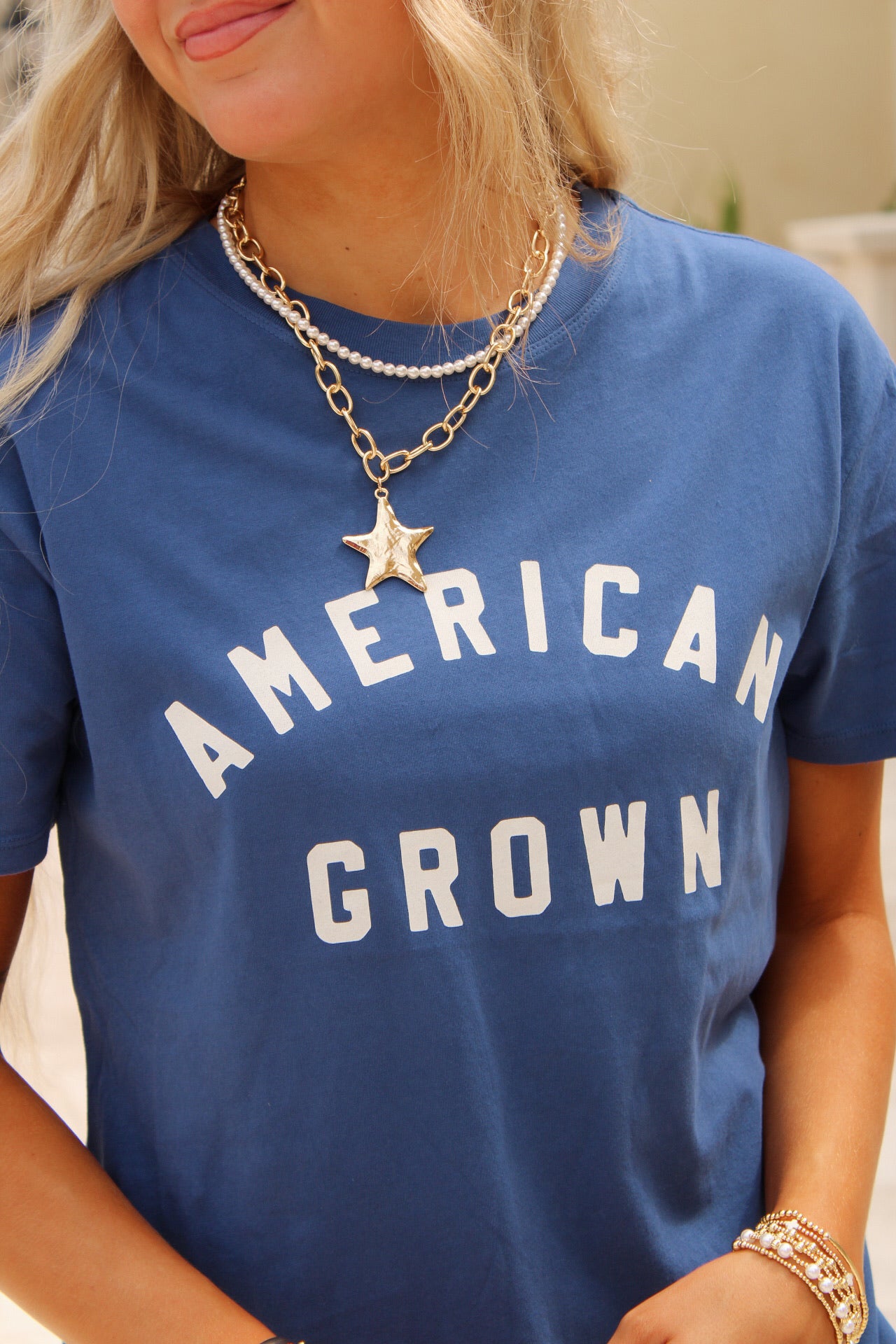 Z Supply: American Boyfriend Tee - True Navy