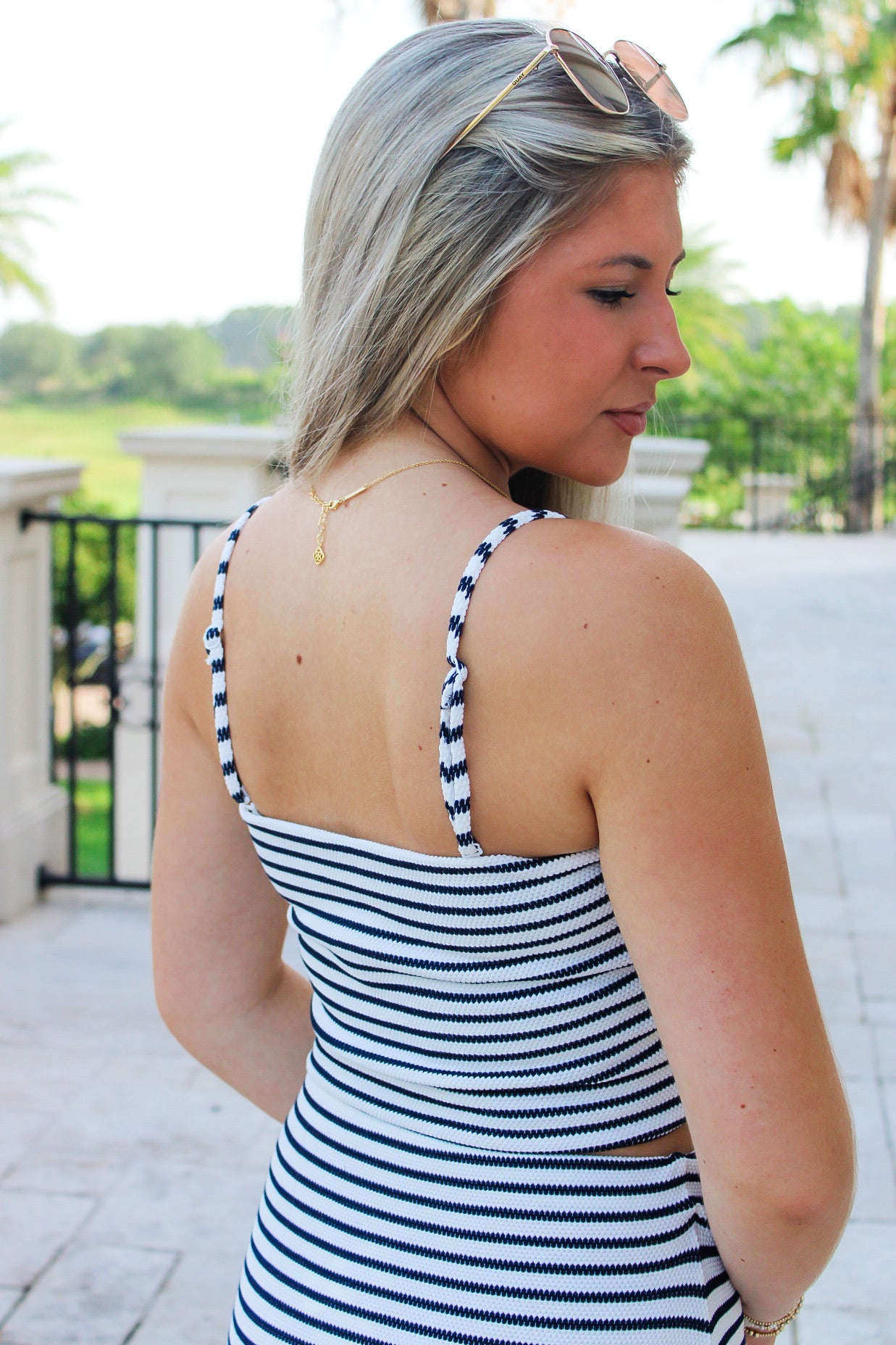 Z Supply: Caffari Stripe Tube Top - Eclipse – Makk Fashions