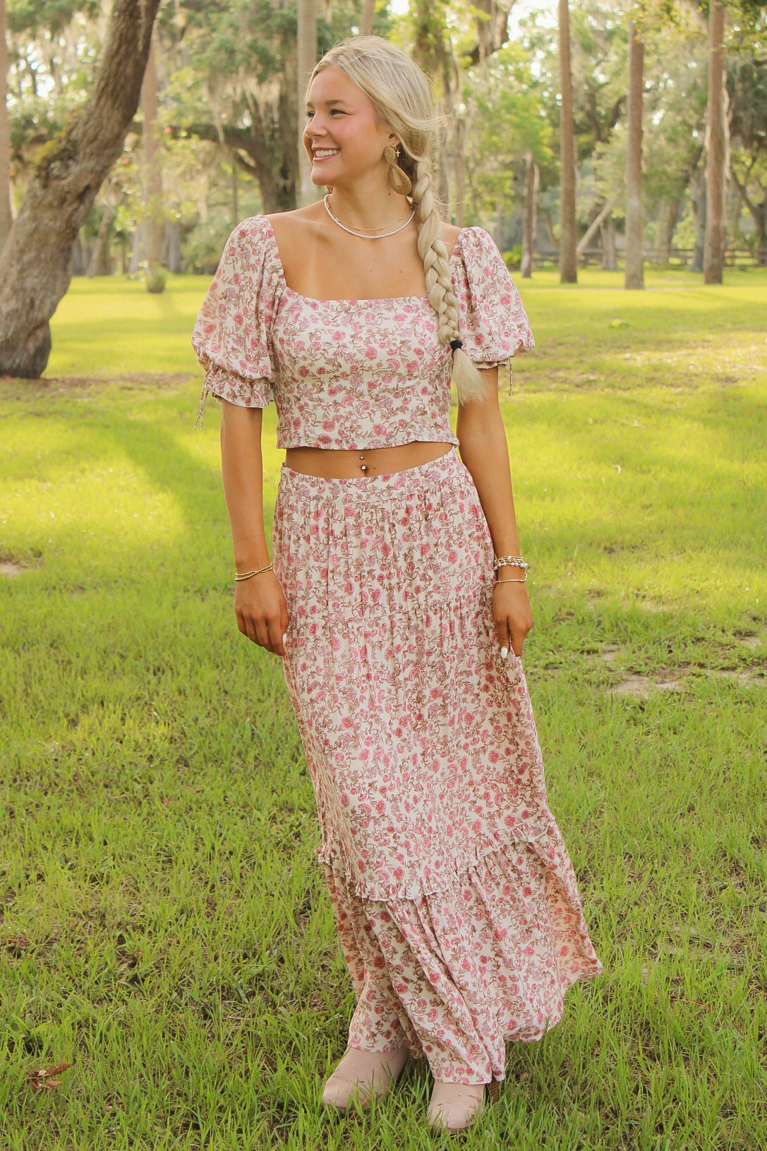 Z Supply: Mora Maxi Skirt - Sandshell