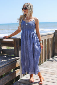 Z Supply: Romy Striped Maxi Dress - Eclipse