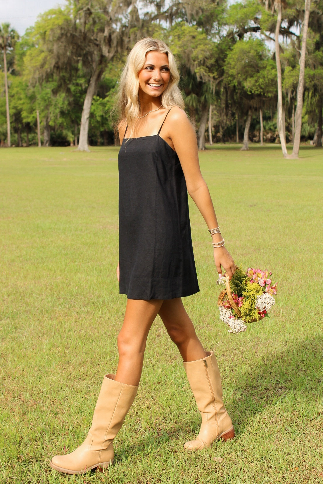 Z Supply: Maude Mini Dress - Black