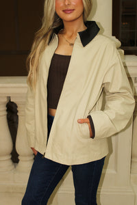 Modern Edge Barn Jacket - Taupe