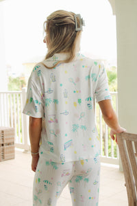 Z Supply: Court Sport PJ Top - White