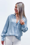 Dear John: Galina Top - Carolina Blue | Makk Fashions