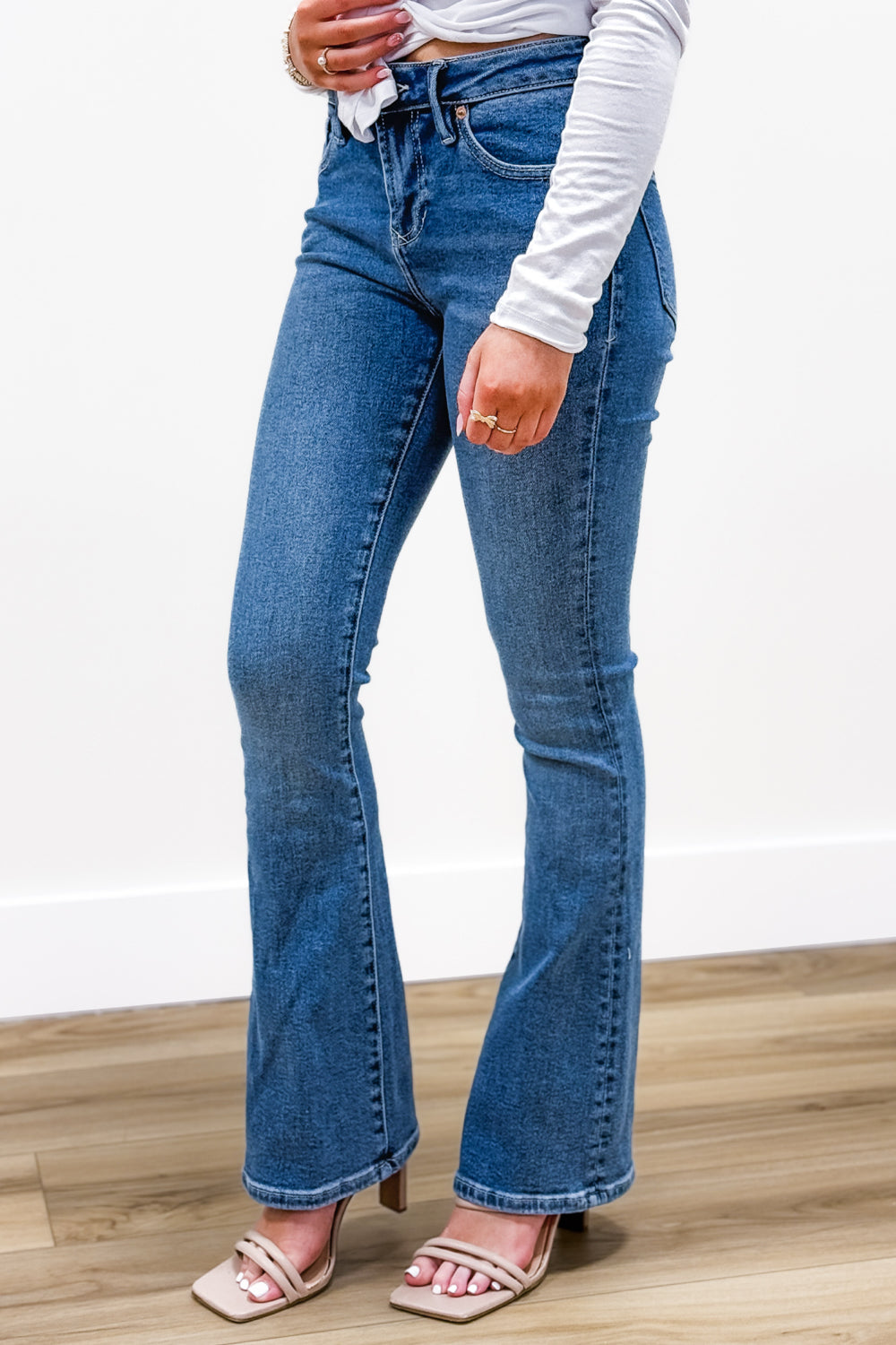 Dear John: Jaxton High Rise Boot Cut Jeans - Lovelle | Makk Fashions