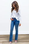 Dear John: Jaxton High Rise Boot Cut Jeans - Lovelle | Makk Fashions