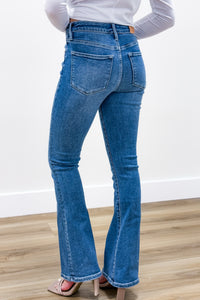 Dear John: Jaxton High Rise Boot Cut Jeans - Lovelle | Makk Fashions