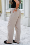 Z Supply: Plaza Airy Pant - Iced Coffee