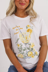 Z Supply: Spritz Boyfriend Tee - Sea Salt