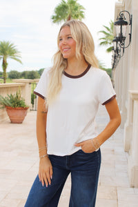 Dear John: Unity Tee - White/Brown