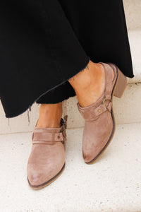The Renegade Sling Back Bootie - Taupe