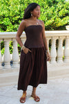 Own The Night Strapless Dress - Americano