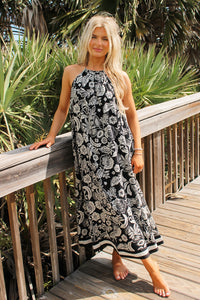 Z Supply: Viento Luz Floral Midi Dress - Bellini