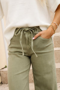 Dear John: Micah Wide Leg Jean - Vetiver