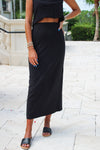 Z Supply: Gail Midi Skirt - True Black