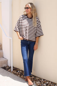 Everyday Intentions Button Down Cardigan - Brown