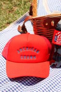 Z Supply: American Grown Trucker Hat -  Red