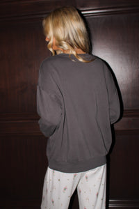 Z Supply: Celebrate Sunday Sweatshirt - Black Sand