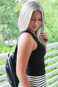 All Worth It Ribbed Crop Top - Black