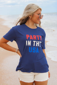 Z Supply: Party Boyfriend Tee - Yacht Blue