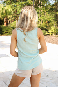 Dear John: Sirena Tank - Canal Blue