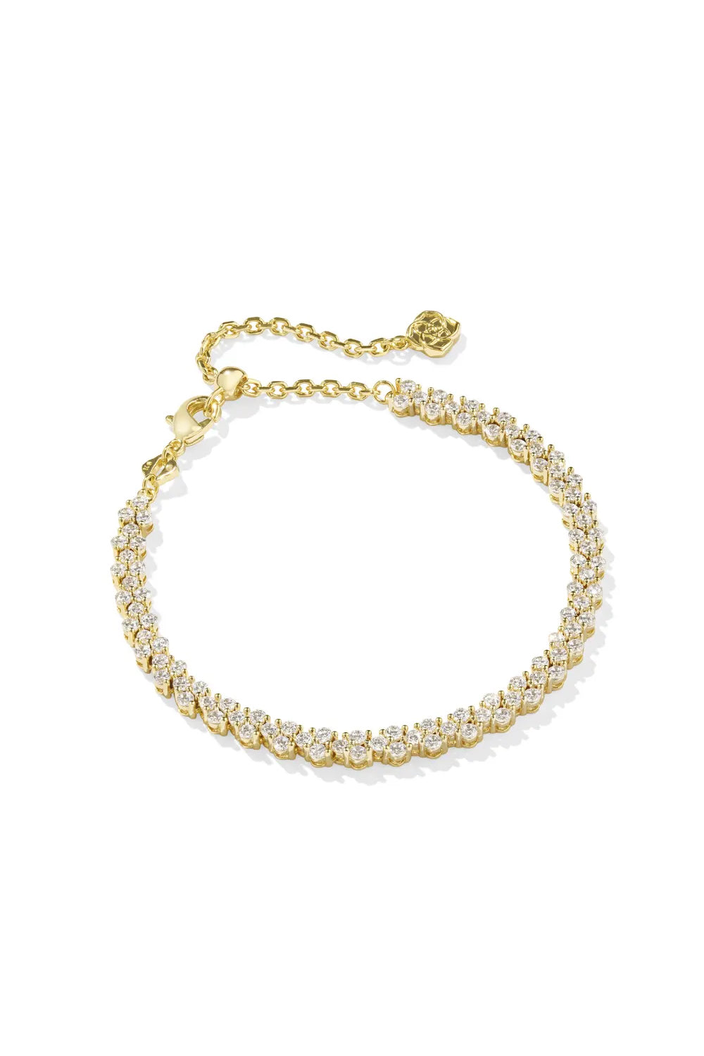 Kendra Scott: Emery Tennis Bracelet - White Crystal | Makk Fashions