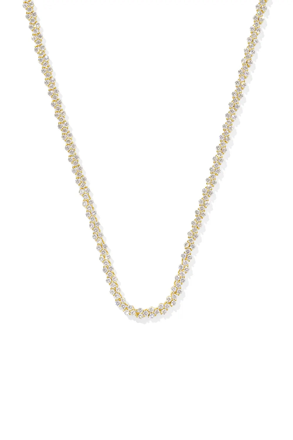 Kendra Scott: Emery Tennis Necklace - White Crystal | Makk Fashions