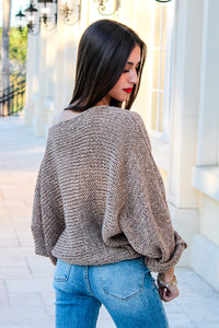 Enjoy The Moment Knit Sweater - Mocha | Makk Fashions