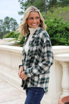 River Plaid Button Up - Garland Green